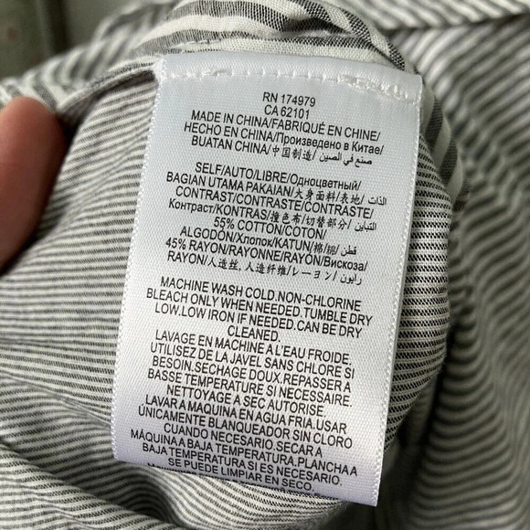 BCBGMaxAzria Gray Striped Dress - Picture 5 of 5